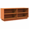 Vidaxl Cabinet per scarpe 110x34x45 cm Pinna solido marrone