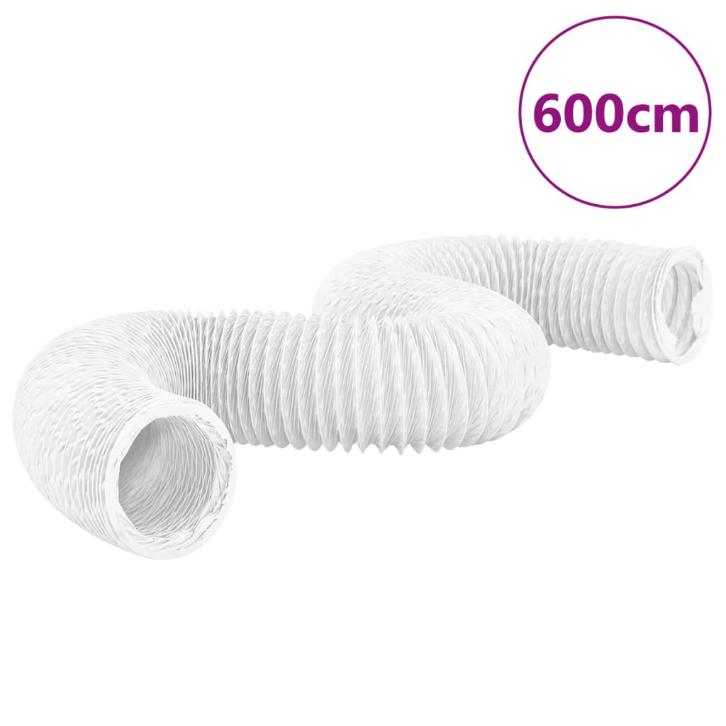Tubo di estrattore Vidaxl Ø20 cm 6 m PVC
