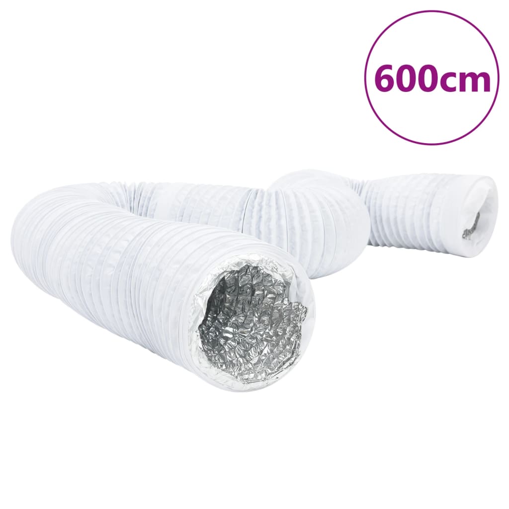 Manguera de ventilación de Vidaxl Ø10 cm 6 m de aluminio y PVC