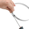 Vidaxl tumino 6 pezzi 6 pezzi 91-165 mm in acciaio inossidabile 304