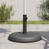 Vidaxl Pie de parasol para palos de Ø32 35 38 mm 15 kg redondo
