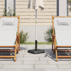 Vidaxl Parasol Base per bastoncini di Ø32 35 38 mm 11 kg quadrati
