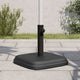 Vidaxl Parasol Base per bastoncini di Ø32 35 38 mm 11 kg quadrati