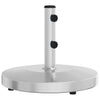 Vidaxl Parasol Base per bastoncini di Ø32 38 48 mm 25 kg rotondo