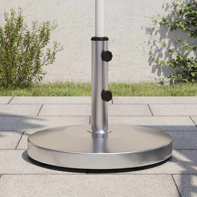 Base de parasol Vidaxl para palos de Ø32 38 48 mm 25 kg redondo