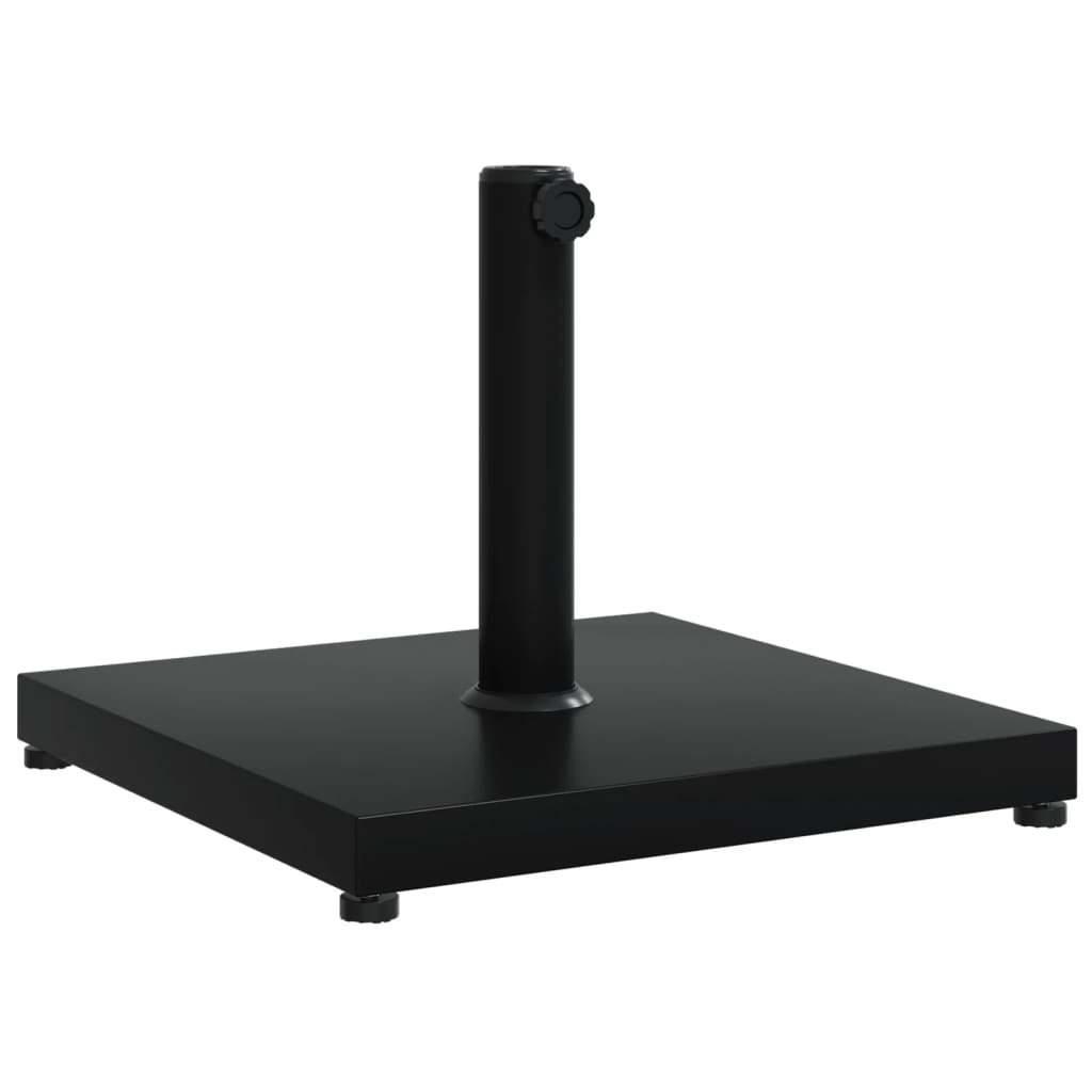 Vidaxl Parasol Base per bastoncini di Ø32 38 48 mm 18 kg quadrati