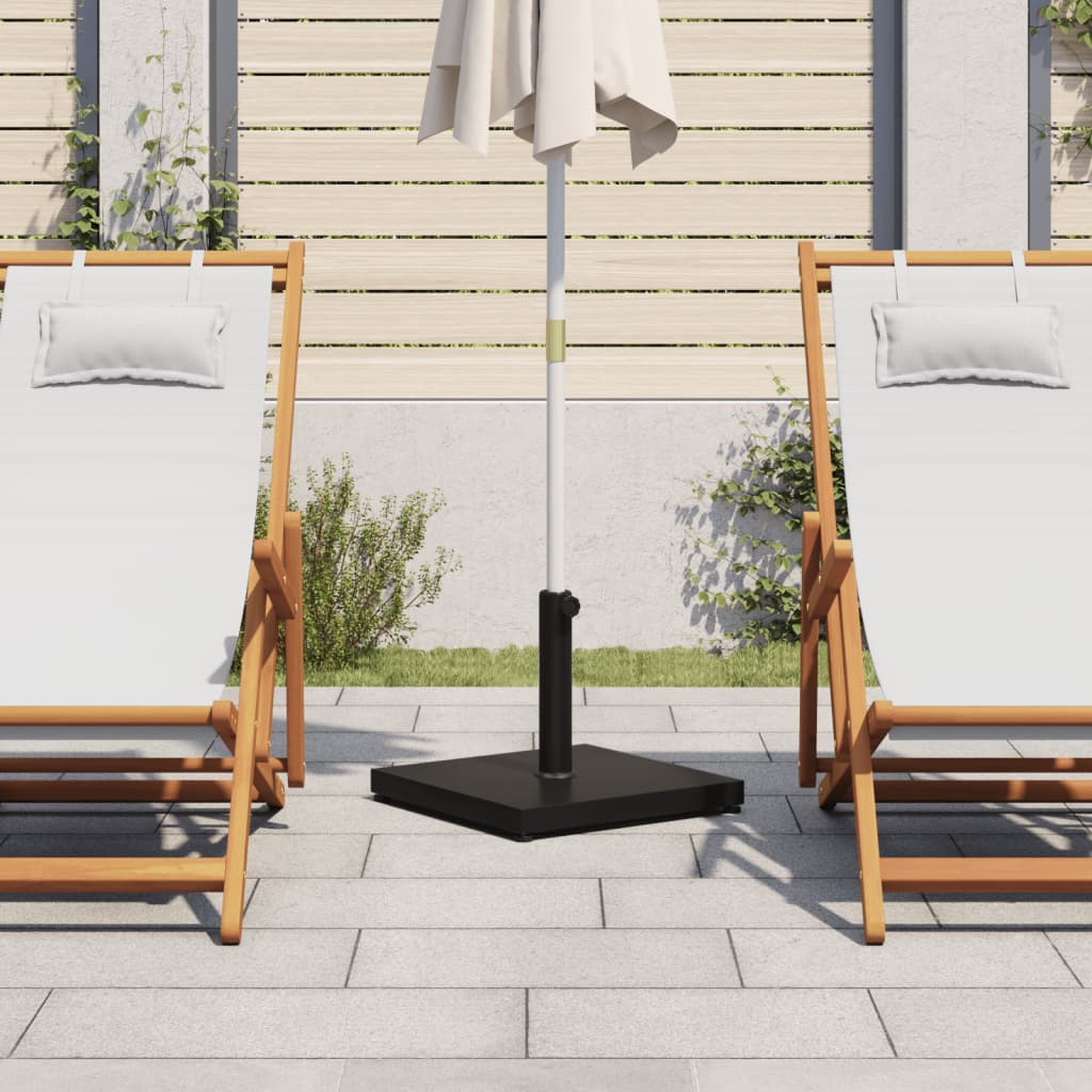 Vidaxl Parasol Base per bastoncini di Ø32 38 48 mm 18 kg quadrati