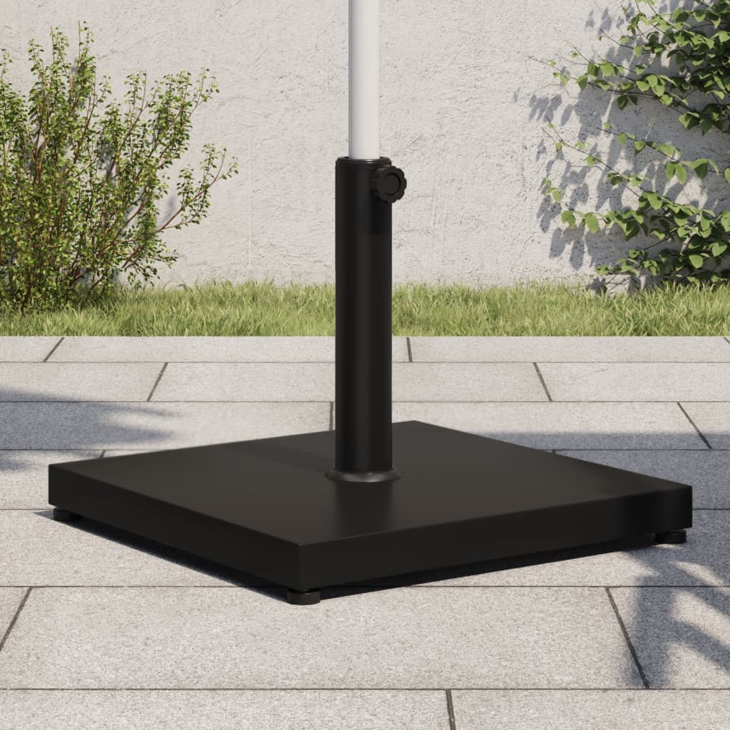 Vidaxl Parasol Base per bastoncini di Ø32 38 48 mm 18 kg quadrati
