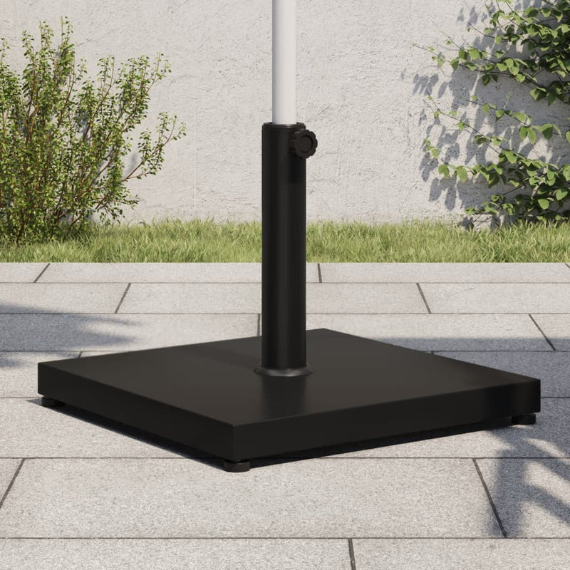 Vidaxl Parasol Base per bastoncini di Ø32 38 48 mm 18 kg quadrati