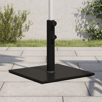 Vidaxl Base Parasol para palos de Ø32 38 48 mm 17 kg cuadrado