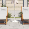 Vidaxl Parasol Base per bastoncini di Ø32 38 48 mm 17 kg quadrati