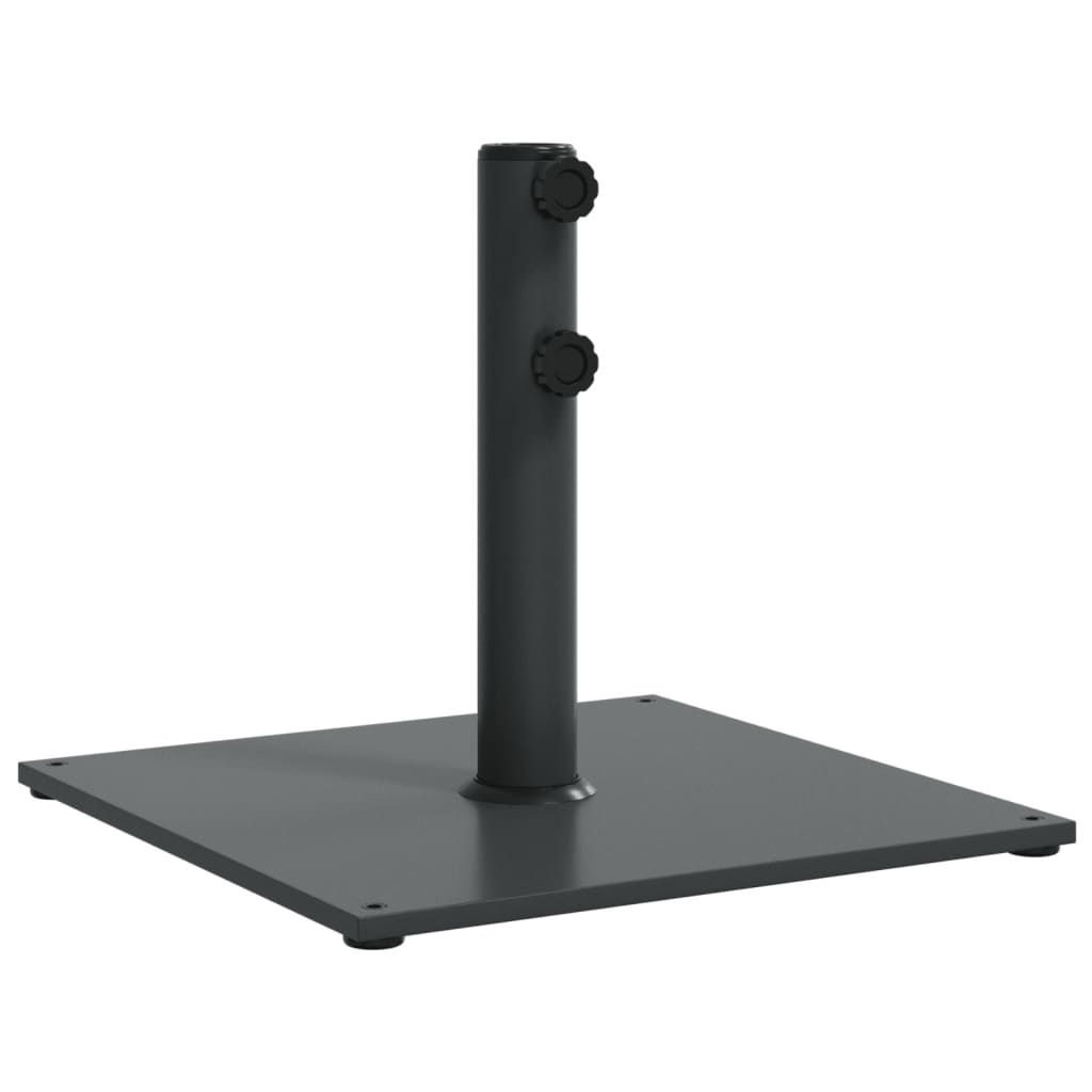 Vidaxl Parasol Base per bastoncini di Ø32 38 48 mm 17 kg quadrati