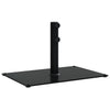 Vidaxl Parasol Base per bastoncini di Ø32 38 48 mm 15 kg rettangolare