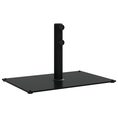 Base de parasol Vidaxl para palos de Ø32 38 48 mm 15 kg rectangular