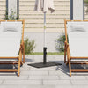 Vidaxl Parasol Base per bastoncini di Ø32 38 48 mm 15 kg rettangolare