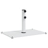 Vidaxl Parasol Base per bastoncini di Ø32 38 48 mm 15 kg rettangolare