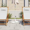 Vidaxl Parasol Base per bastoncini di Ø32 38 48 mm 15 kg rettangolare