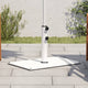 Base de parasol Vidaxl para palos de Ø32 38 48 mm 15 kg rectangular