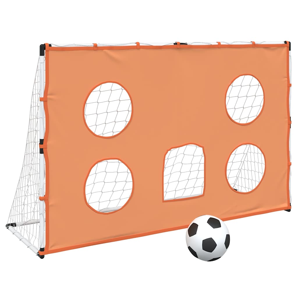 Meta de fútbol infantil de Vidaxl con Mat y Ball de Target 182x62x118 cm