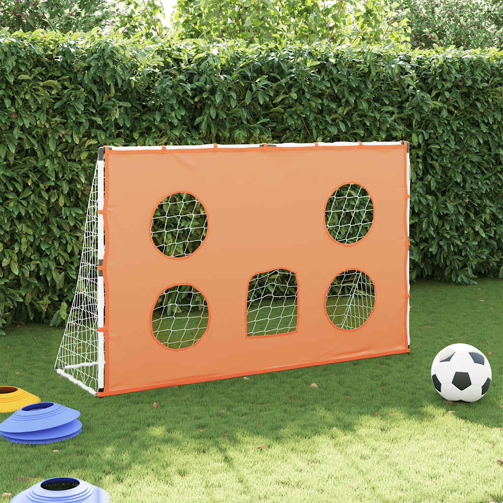 Meta de fútbol infantil de Vidaxl con Mat y Ball de Target 182x62x118 cm