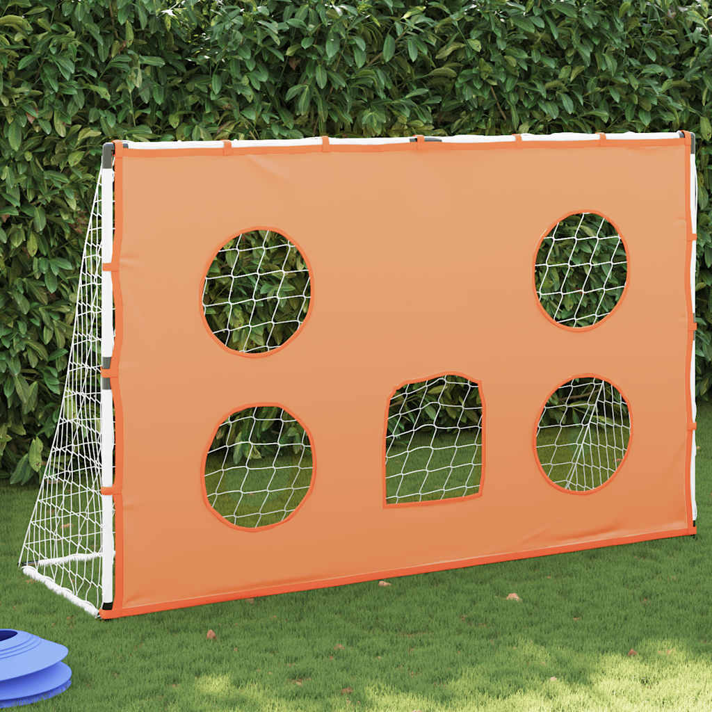 Meta de fútbol infantil de Vidaxl con Mat y Ball de Target 182x62x118 cm
