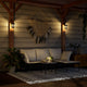 Vidaxl Wall Lantarns per 2 St Solar White all'esterno