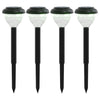 Vidaxl Garden Path Lighting 4 St Solar con perni di terra RGB e Warmwit