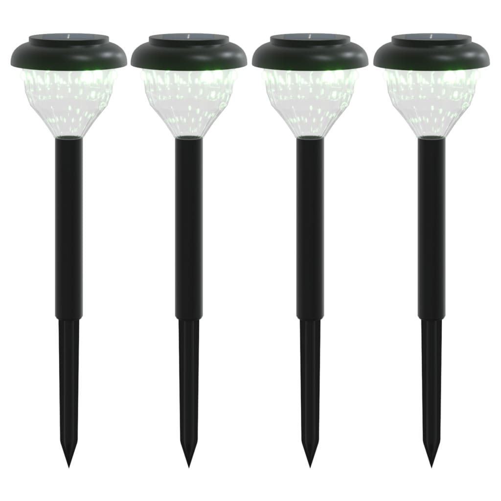 Vidaxl Garden Path Lighting 4 St Solar con perni di terra RGB e Warmwit