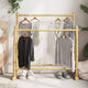 Rack per abbigliamento vidaxl 100x30x100 cm bambù