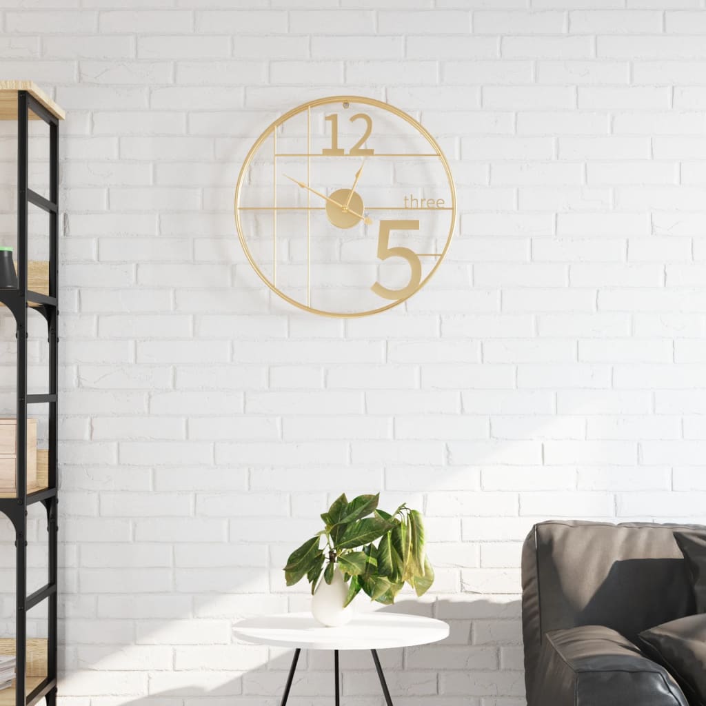 Orologio da parete Vidaxl Ø50 cm di ferro colorato