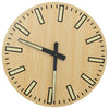 Orologio da parete Vidaxl con quadrante luminoso e mani Ø30 cm giallo