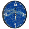 Orologio da parete Vidaxl con quadrante luminoso e mani Ø30 cm blu