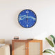 Orologio da parete Vidaxl con quadrante luminoso e mani Ø30 cm blu