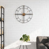 Orologio da parete Vidaxl Ø60 cm di ferro nero