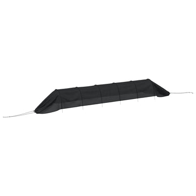 Vidaxl Grow Tunnel 300x50x48,5 cm in acciaio e polietilene nero