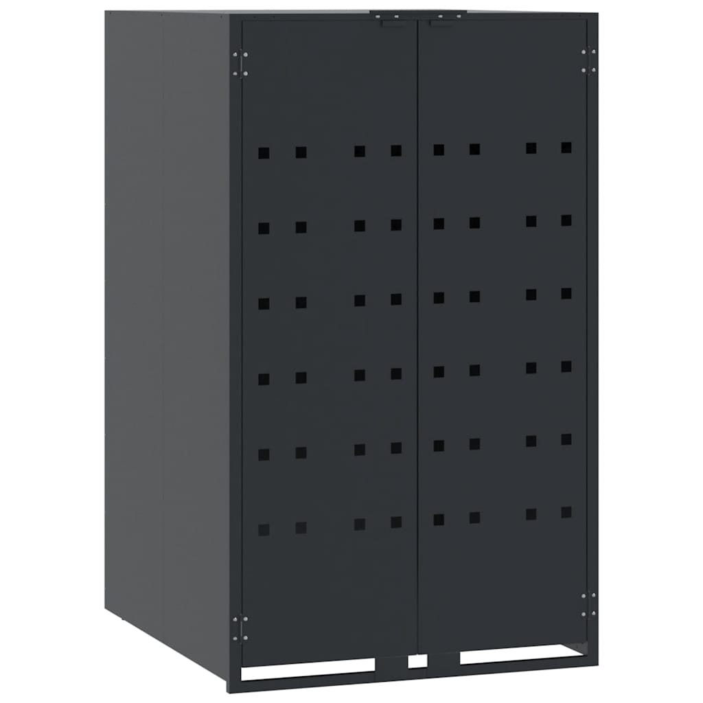 Almacenamiento de contenedores de Vidaxl para 1 contenedor 69x79x117 cm de acero antracita