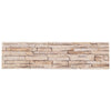 Pannelli a parete Vidaxl 14 St 3D 100x25 cm EPS marrone