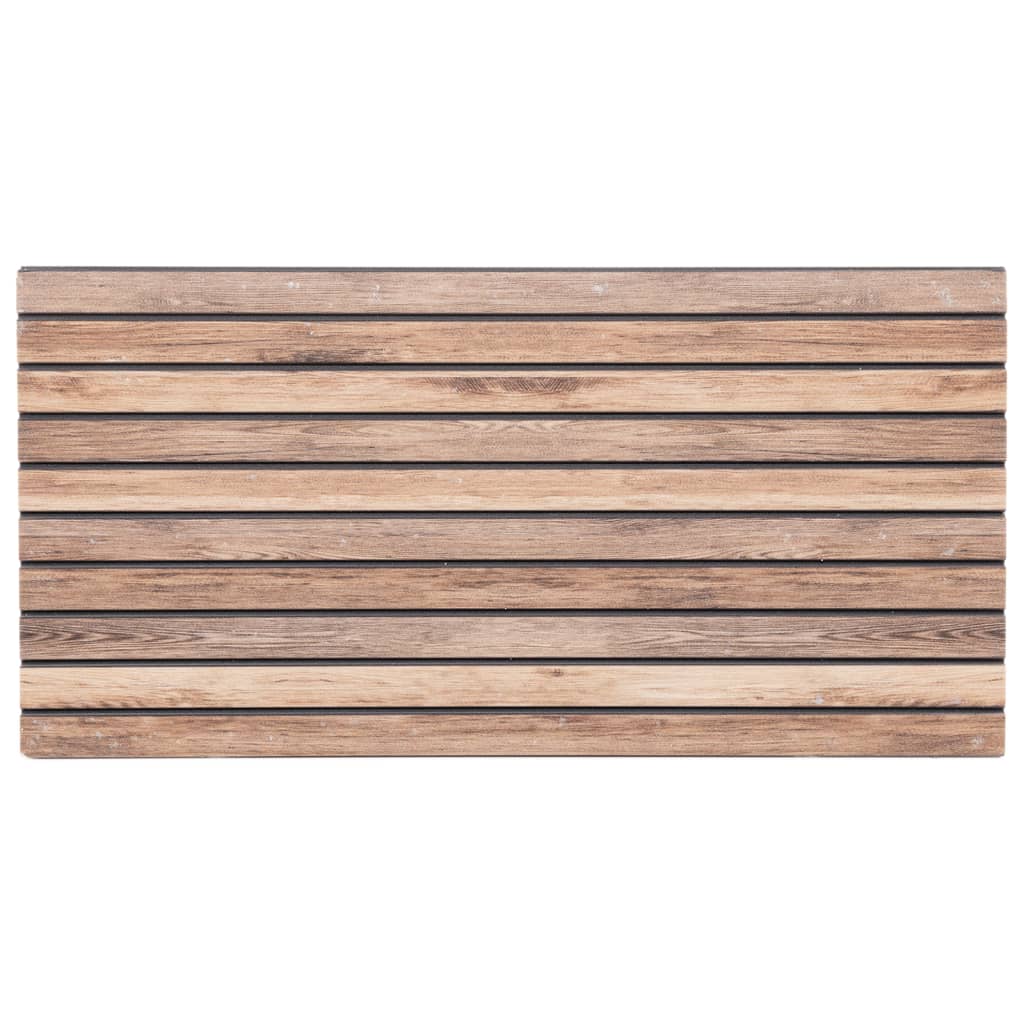 Pannelli a parete Vidaxl 5 ST 3D 100x50 cm EPS marrone chiaro