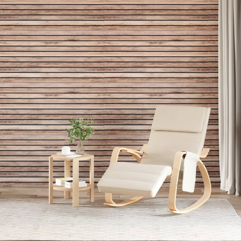 Pannelli a parete Vidaxl 5 ST 3D 100x50 cm EPS marrone chiaro
