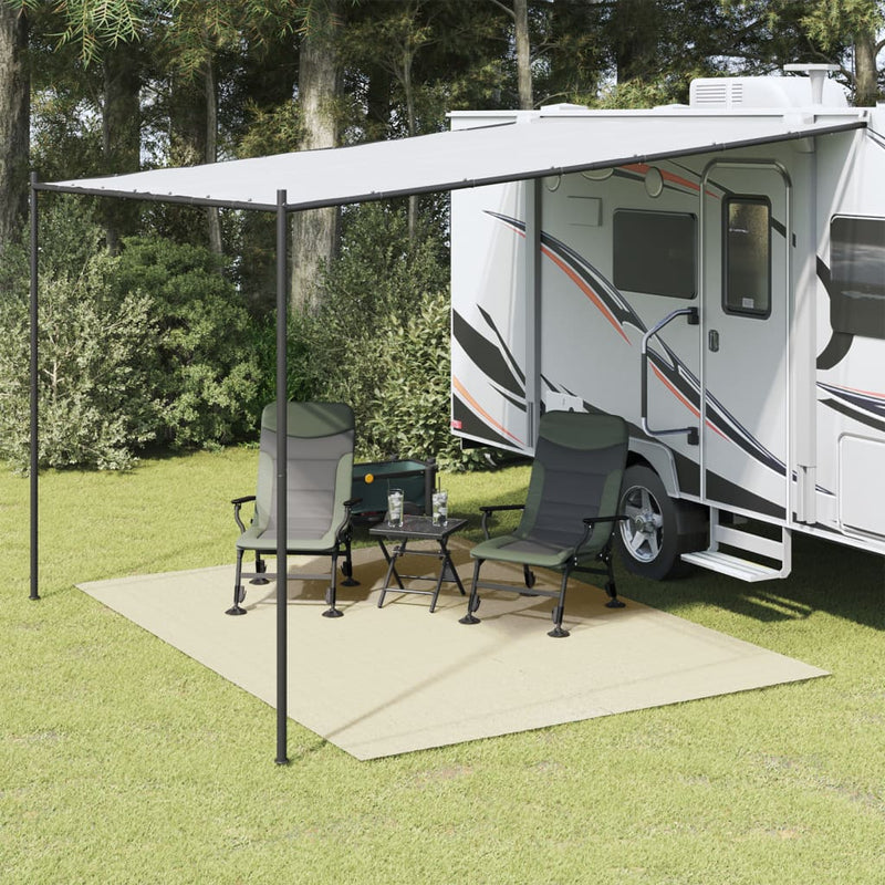 Tappeto tenda Vidaxl 3.5x2,5 m color crema