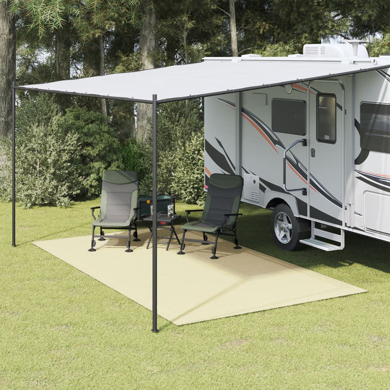 Tappeto tenda Vidaxl 4.5x2,5 m color crema