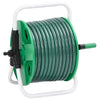 Avvolgitubo Vidaxxl con set di raccordi per tubo 0,5 20 m autoportante PVC verde