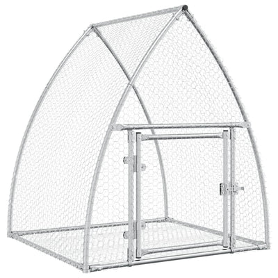 Vidaxl konijnenhok 100x105x120 cm gegalvaniseerd staal zilverkleurig