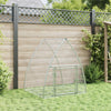 Vidaxl Rabbit Hutch 100x105x120 cm de acero galvanizado de color plateado