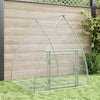 Vidaxl Rabbit Hutch 100x105x120 cm de acero galvanizado de color plateado