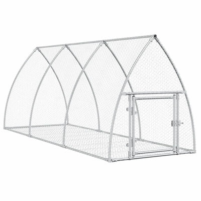 Vidaxl Rabbit Hutch 300x105x120 cm in acciaio zincato colorato