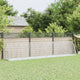 Vidaxl Rabbit Hutch 600x1055x120 cm de acero galvanizado de color plateado
