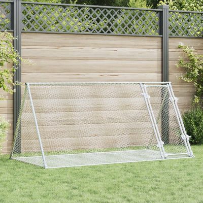 Vidaxl Rabbit Hutch 200x105x91 cm in acciaio zincato colorato