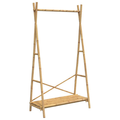 Estante de ropa Vidaxl con estante 102x50x190 cm de bambú