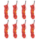Vidaxl Tentscheer líneas con tensores 8 st que reflejan 4 m 4 mm